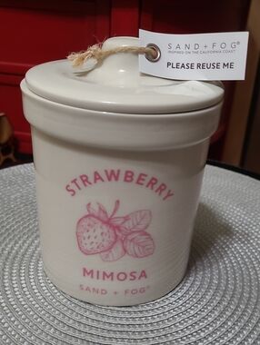 Sand + Fog Strawberry Mimosa Scented Candle